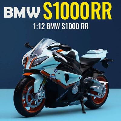 CCA Diecast 1/12 BMW S1000 RR Model Super Motocykla Metalowa Ozdoba Kolekcja Hobby Prezenty Urodzinowe Chłopiec Miniatura Voiture