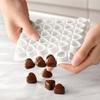 Silicone Heart Shaped Cake Mold Rectangular Multi Cavity Food Grade Non Stick Flexible Baking Mold High Low Temperature Resistant
