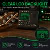 Portable Design Digital Metronome Pickup Cable 6.3mm 3-in-1 Tuner Chromatic Tuner  For Bass