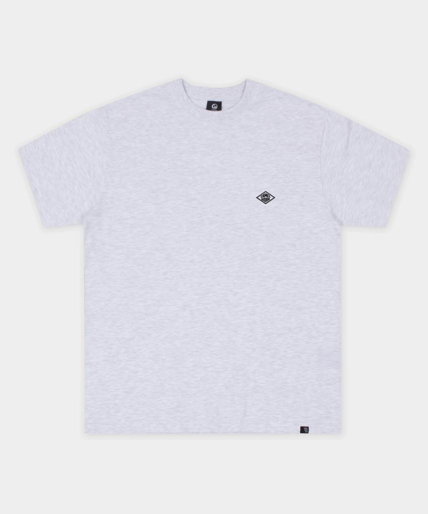 CAMEL WORK Diamond Logo Short Sleeve T-Shirt (Ash)