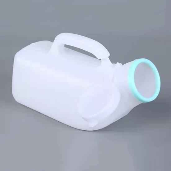 Yousheng 1200 ML Male Urinal with Cap Reusable Plastic Urinal Pot Men Urinal Accessories for Home Elderly Bedridden