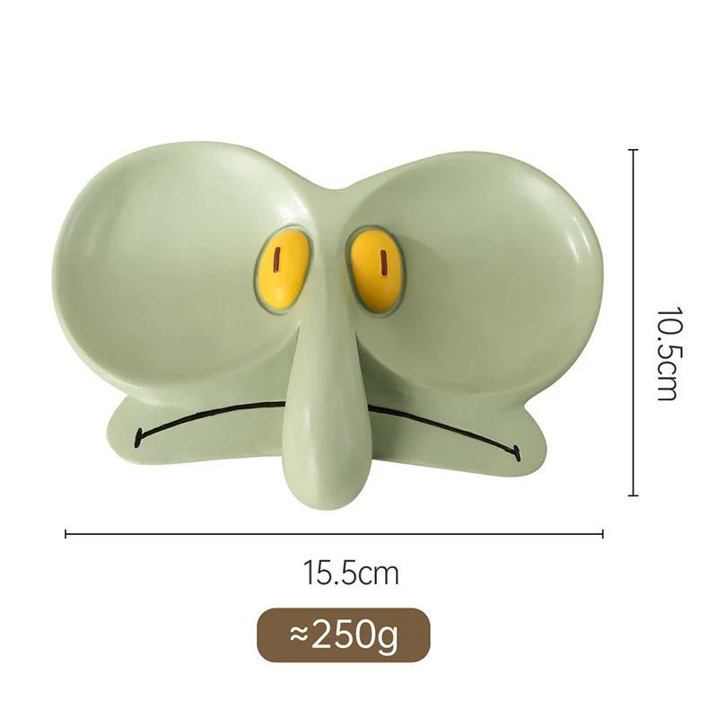 Funny Squidward Inspired Eyeglass Tray Resin Tray Jewelry Dish Catch All Tray Trinket Tray Eyeglass Stand Holder