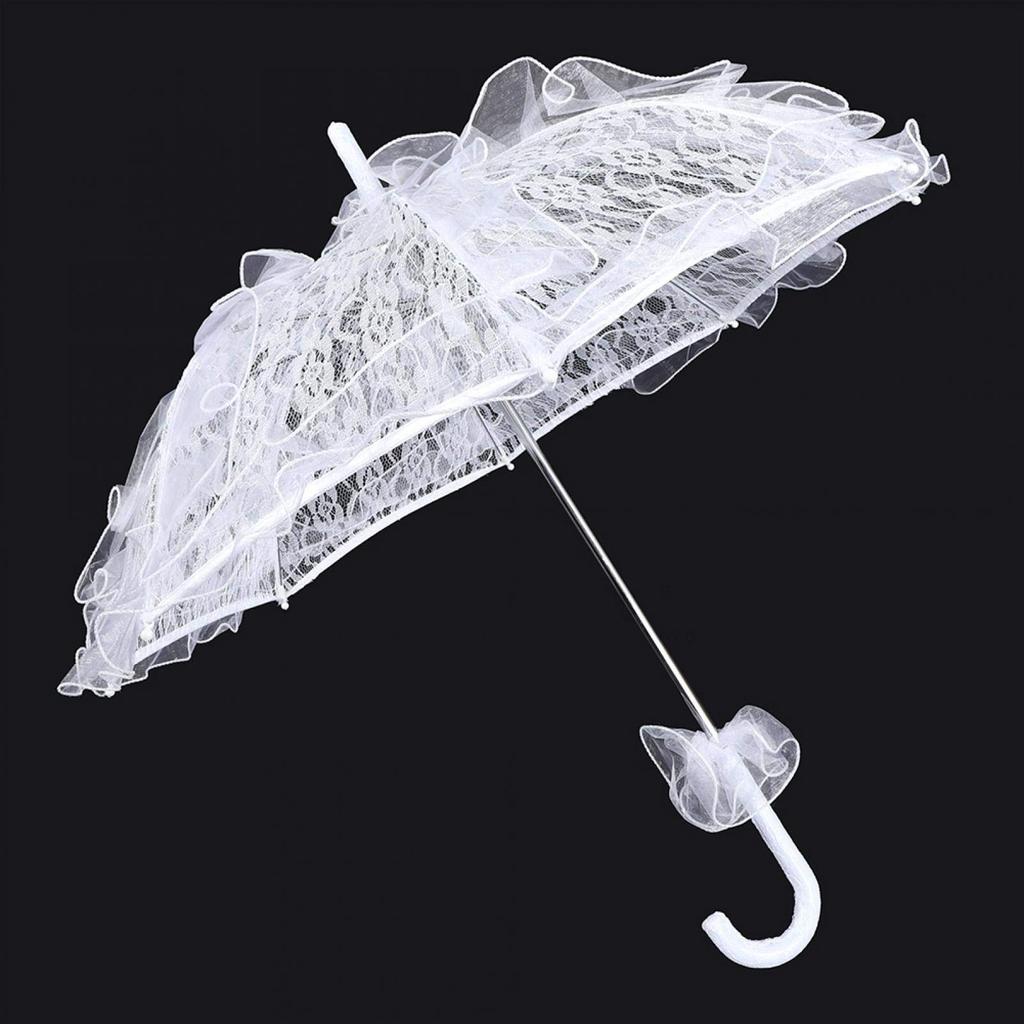 Lace Long Lolita Long Lace Folding Rain Photo Long Photography Umbrella Umbrella, Umbrella, Parasol, Umbrella, Stylish, Frilled, Compact, Umbrella,