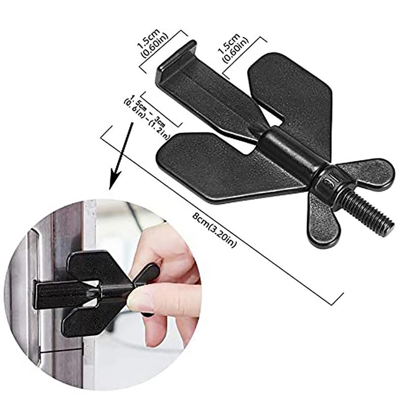Door Lock Security For Travel | Heavy Duty Portable Door Lock Stoppers | Hotel Door Jammer Home Security Lock Latch Device Apart