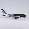 Air New Zealand Airways Airways A380 Model Plane Resin 1/160 Scale Plane With LED Lights and Wheels Enthusiasts Gift Decoration
