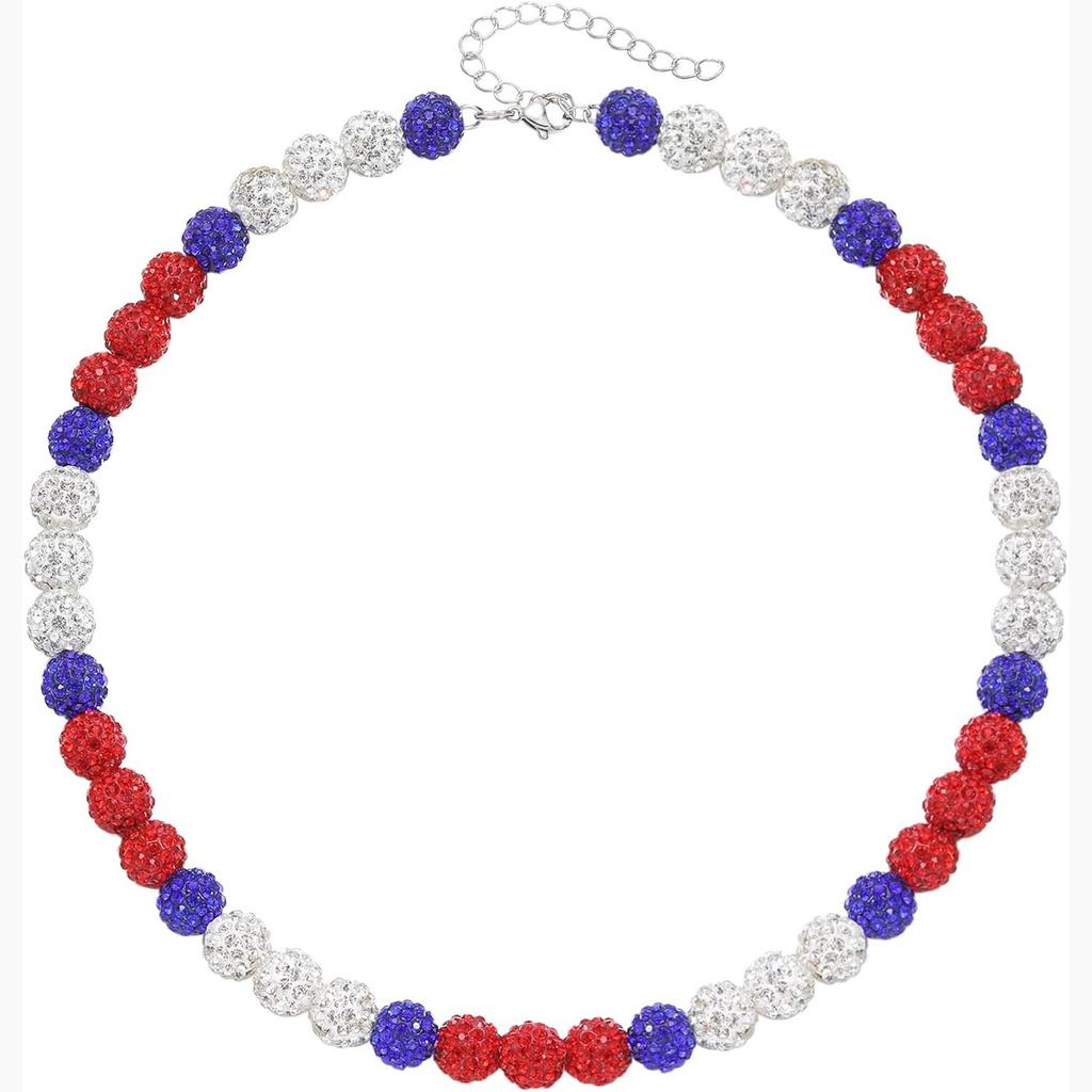 Men'S Colorful Diamond Ball Necklace Hip Hop Athletic Ball Fashion Athlete Star Jewelry
