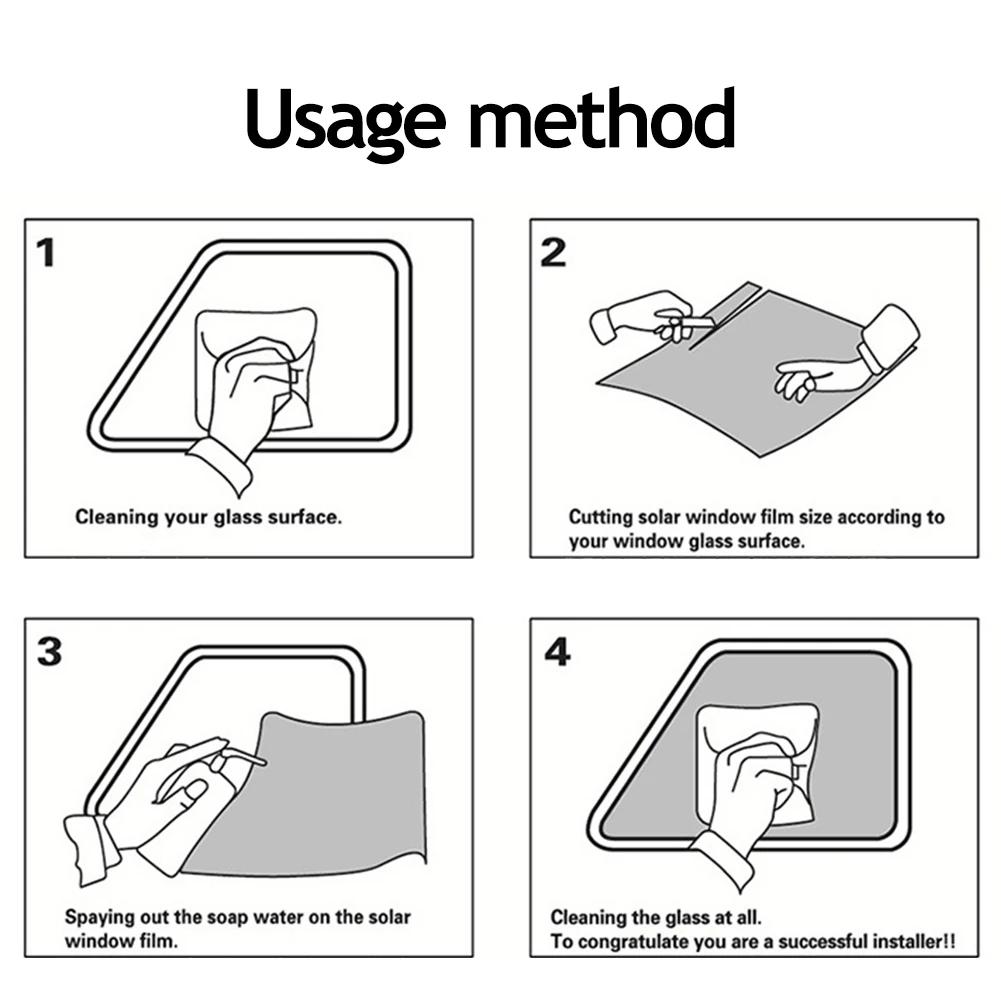 50 cm x 6 m 1/5/15/25/35 Prozent VLT Fenstertönungsfolie Glasaufkleber Sonnenschutzfolie für Auto UV-Schutzfolien Aufkleberfolien