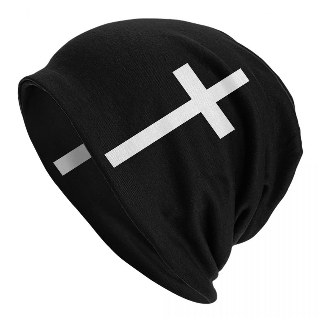 Custom Lion Of Judah Jesus Cross Beanie Cap Winter Bonnet Femme Knitted Hats Outdoor Ski Christian Faith Skullies Beanies Hats