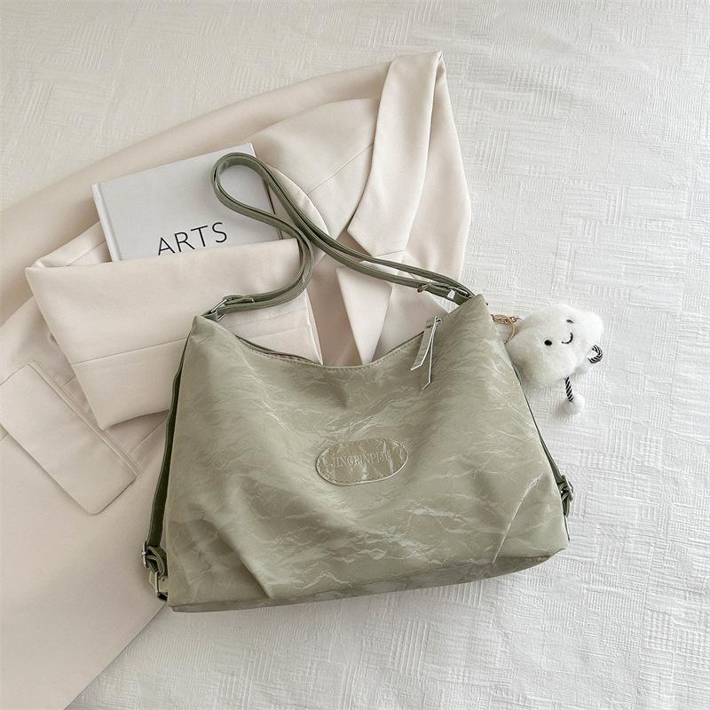 2025 Summer New Fashion Shoulder Bag Commuter Tote Bag Women's Simple Fashion Large Capacity Shoulder Bag Women