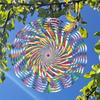 Vibrant Kaleidoscope Wind Chime for Outdoor Decor – Weather-Resistant 2D Hanging Art with 360° Rotating Hook