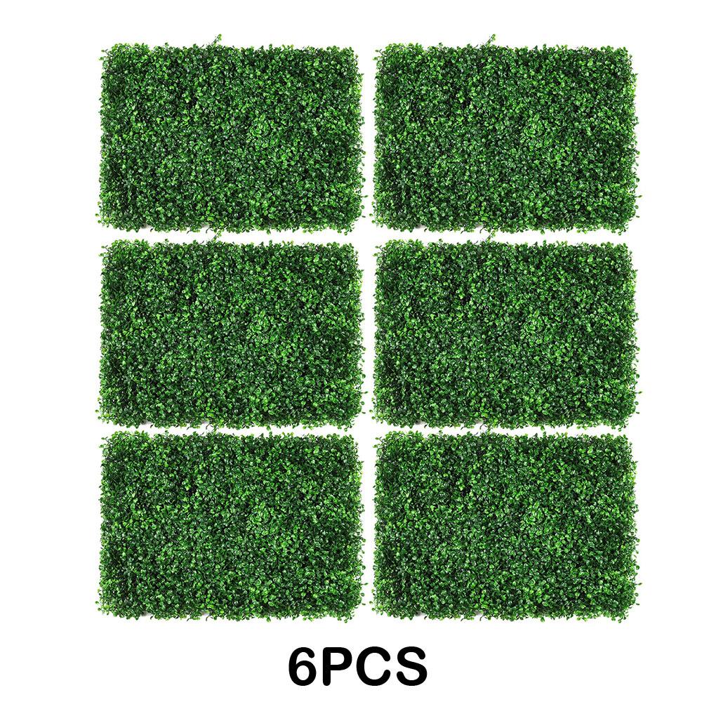 6 Stück Künstliche Efeu Blätter Heckenpaneele Für Sichtschutzzaun Innen Außen Künstliche Wandpaneele