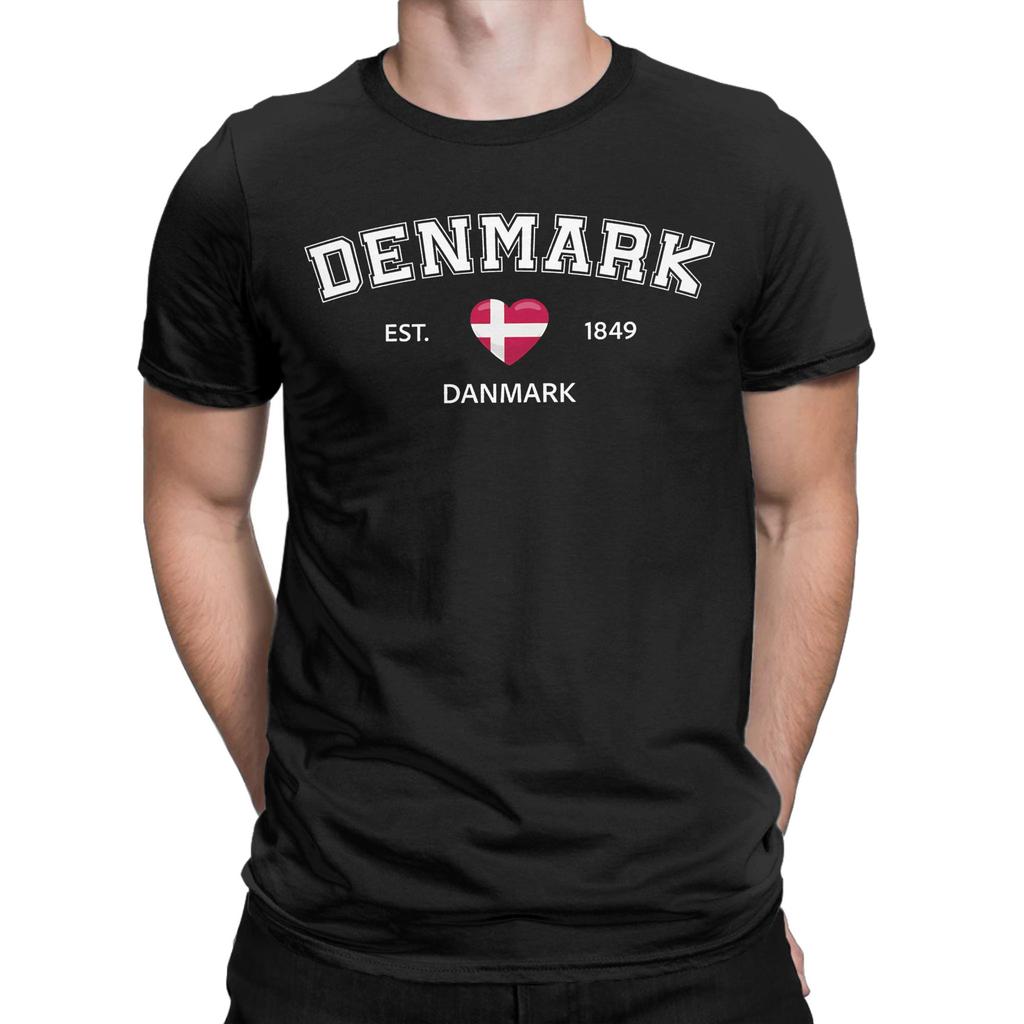 Vintage TShirt Summer Denmark Est 1849 Hip Hop T Shirts 100 Cotton Tshirt for Adult Y2K Casual Hot Sale Short Sleeve Top Tees