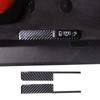 For Corvette C8 Emergency Car Door Lock Switch Decorative Sticker Carbon Fiber