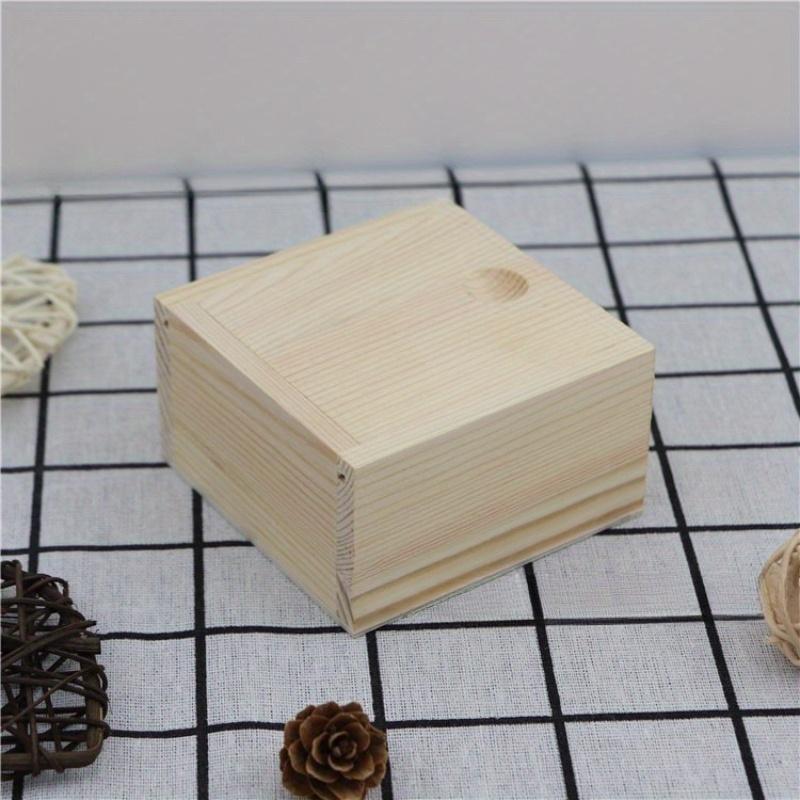 1PC Handmade Soap Wooden Box Pine Sliding Lid Box Small Wooden Box Order Wooden Gift Box Earphone Soap Pine Box