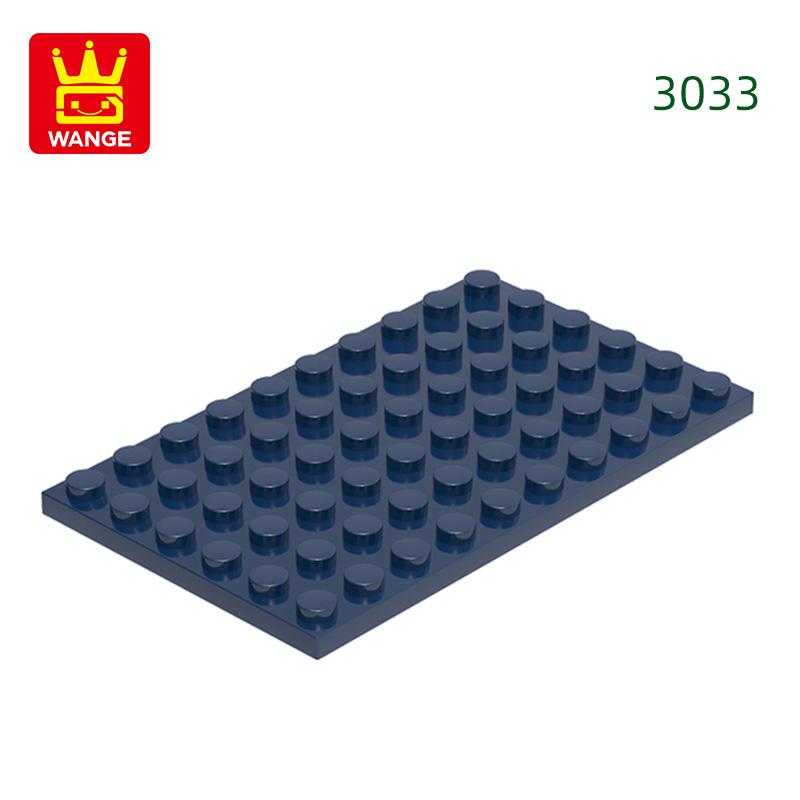 12Pcs/Lot 3033 6x10 Basic Plate Builidng Bricks Moc Parts Works With featuring Blocks DO IT YOURSELF Children's Assembly Playthings Gift Idea Box