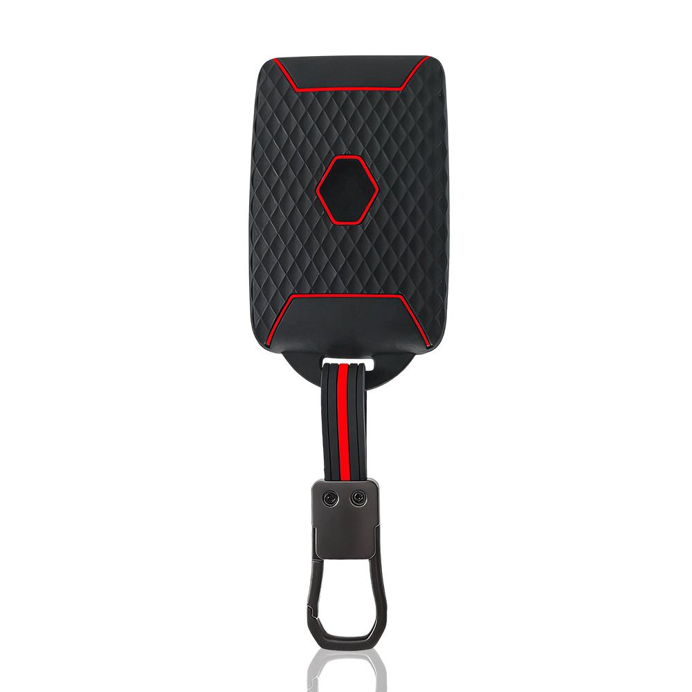 Silicone Car Key Case Cover for Dacia Duster Logan 3 Jogger Sandero for Renault Clio 5 Megane 4 Zoe Kadjar Captur Arkana Koleos