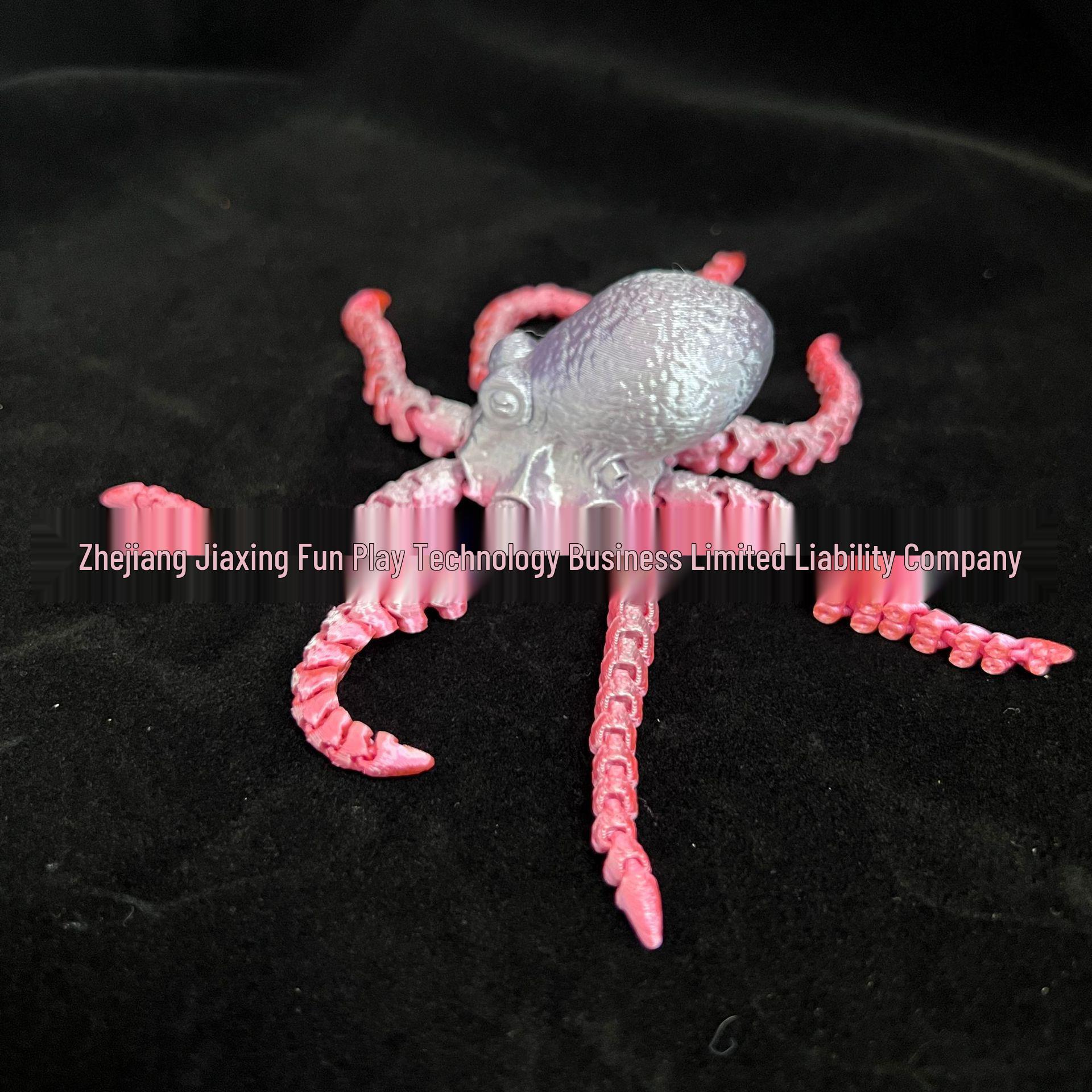 

3D-печатное украшение в виде осьминога: Украшение для аквариума и креативная фигурка, игрушка, подарок 19cm