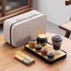Qianli Jiangshan Portable Ceramic Travel Tea Set
