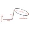 Motorcycle Helmet Holder Hanger Rack Wall Mounted Hook for Coats Hats Caps Helmet Rack Black Steel Accessories