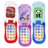 Cartoon Simulation Flip Phone Educational Music Phone Toy Toddler Education Early Voices Toys For Children'S Day Gifts