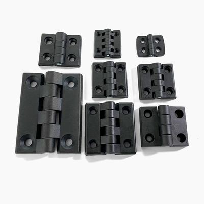 10 teile/satz Schwarz Farbe Nylon Kunststoff Butt Scharnier für Holz Box Möbel Elektrische Schrank Hardware