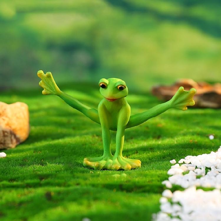 Creative Resins Musician Frogs Statue Figurine for Indoor or Outdoor Decoration Home Office Desktop Shelves Ornament