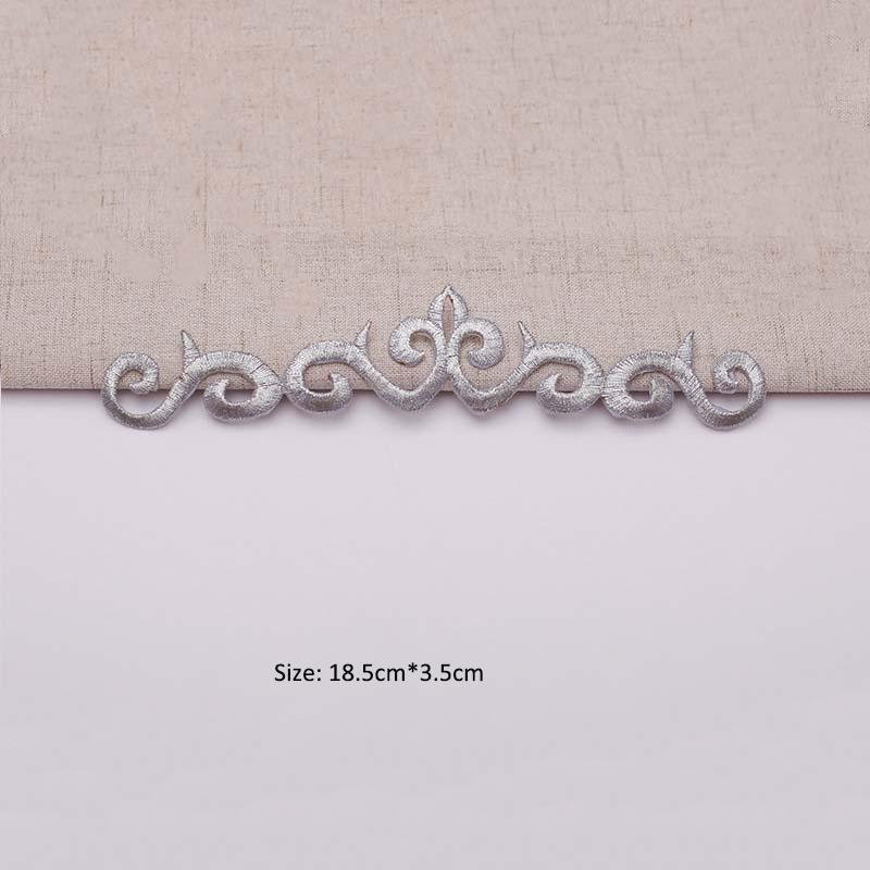 Diy Garment Decorative Hotfix Accessories Patch Sticker Embroidery Costume Dress Bag Hat Edge Embellished Iron-on Applique Patch