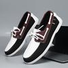 Personalized Summer Men's New Lace-up British Style Versatile Doudou Shoes Breathable Casual Work Commuting Lazy Shoes
