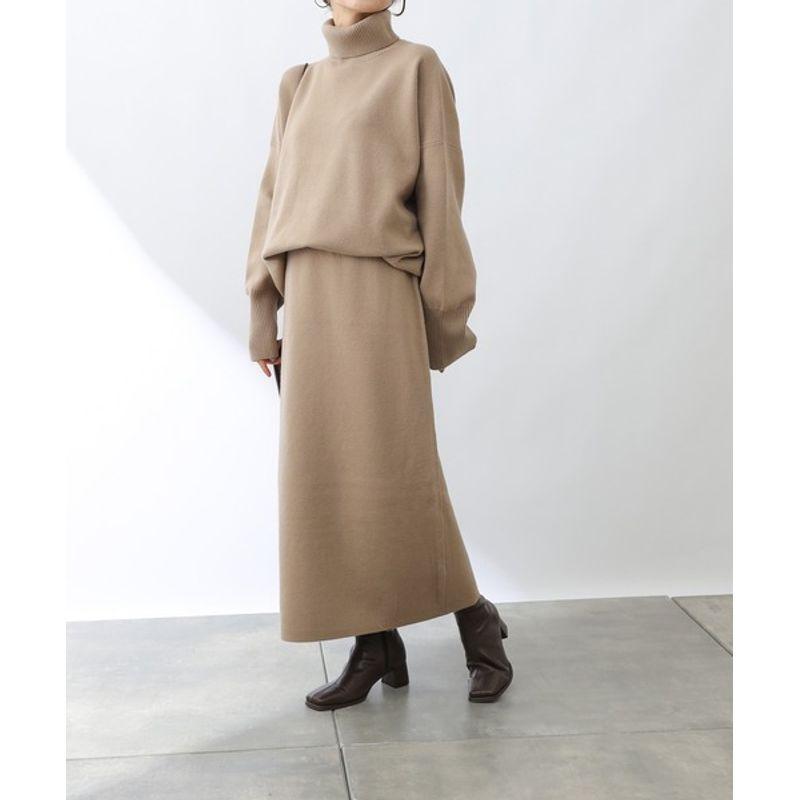 Fall and Winter New Arrival Export Japanese Single Women's Clothing High Collar Loose Plus Size Long Sleeves Sweater Front Short Back Length Knitwear