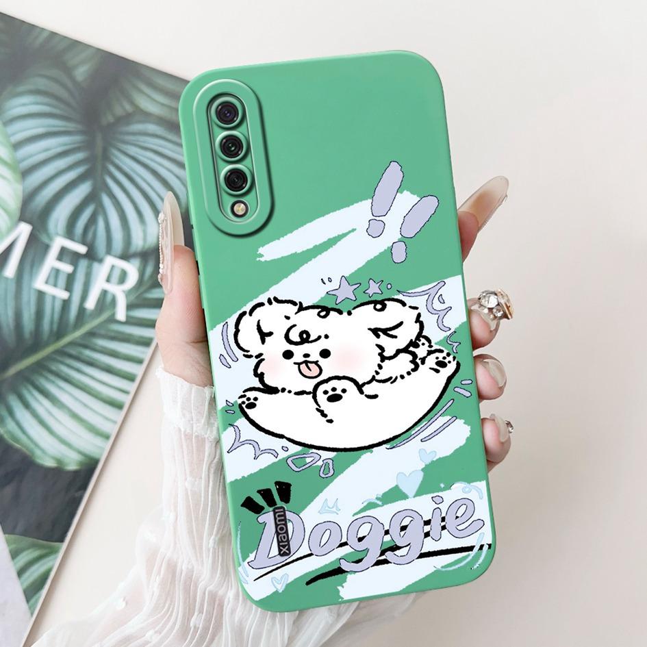 For Xiaomi Mi A3 Case MiA3 Shockproof Cover Cute Cartoon Panda Rabbit Soft Silicone Matte TPU Phone Case For Xiaomi Mi CC9e Capa