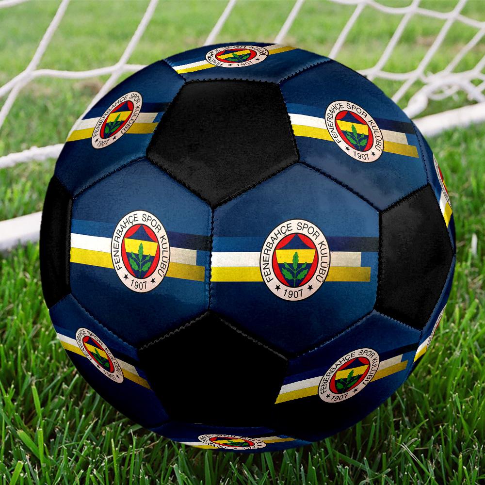 Fenerbahçe S.K Pallone da Calcio Colorato Per Tutte le Età Cucito a Macchina PVC Pronto per la Competizione Resistente Alto Rimbalzo.TAGLIA5