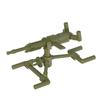 Assembled Building Block Minifigures Accessories Weapon Piece Mountain Cannon Maxine Quadruple Machine Gun Model Howitzer Military Toy