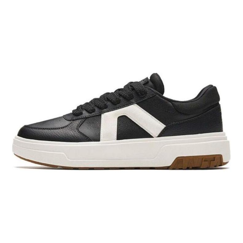 Anta A Path Anti-Slip Shock Absorption Low-Top Sneakers Men Sneakers Black White 112348071-2