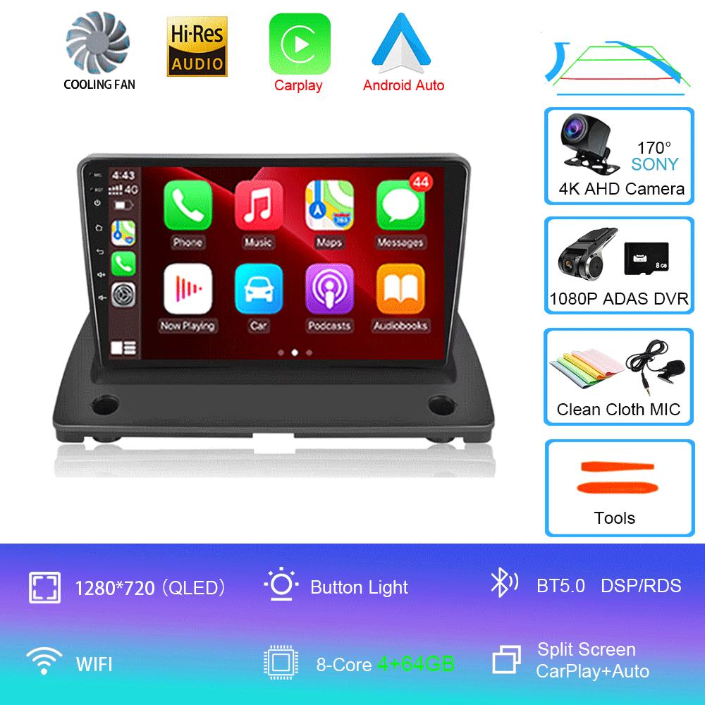 For VOLVO XC90 2004-2013 2 Din Android 14 Car Radio 2din Multimedia Video Player GPS Navigation Carplay WIFI HIFI DSP
