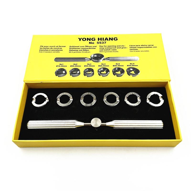 

Trimming Tool 5537 Meter Opener Suitable For Roli S/D Rotor Watch Cap Opener Open Fine Tooth Back Cover 6 Pieces