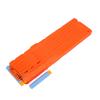 18   EVA Soft   Clip   Plastic   Toy Cartridge Holder (Opaque Orange)
