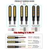 2Pcs 16LED 12V Dynamic Flowing Moto Light Turn Signals DRL CNC IP68 Waterproof