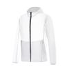 Veste coupe-vent à capuche zippée Série Tennis de Table Li Ning Unisexe Vêtement d'extérieur Standard-Blanc AFDU303-3