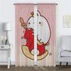 M-molang Küchenvorhänge 2 Stück Elegante Raumvorhänge für Kamera Halloween Dekoration Verdunkelungsvorhang Jalousien Trennwand Kind