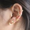 Damen Ohr Manschetten Set Punk Persönlichkeit Clip Ohrringe Gold Ohne Piercing Ohr Clips Fake Knorpel Ohrringe