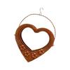 Elegant Heart Shape Plant Hanger for Indoor Outdoor Use Hanging Flower Pot with Hook for Home and Office Plant Display