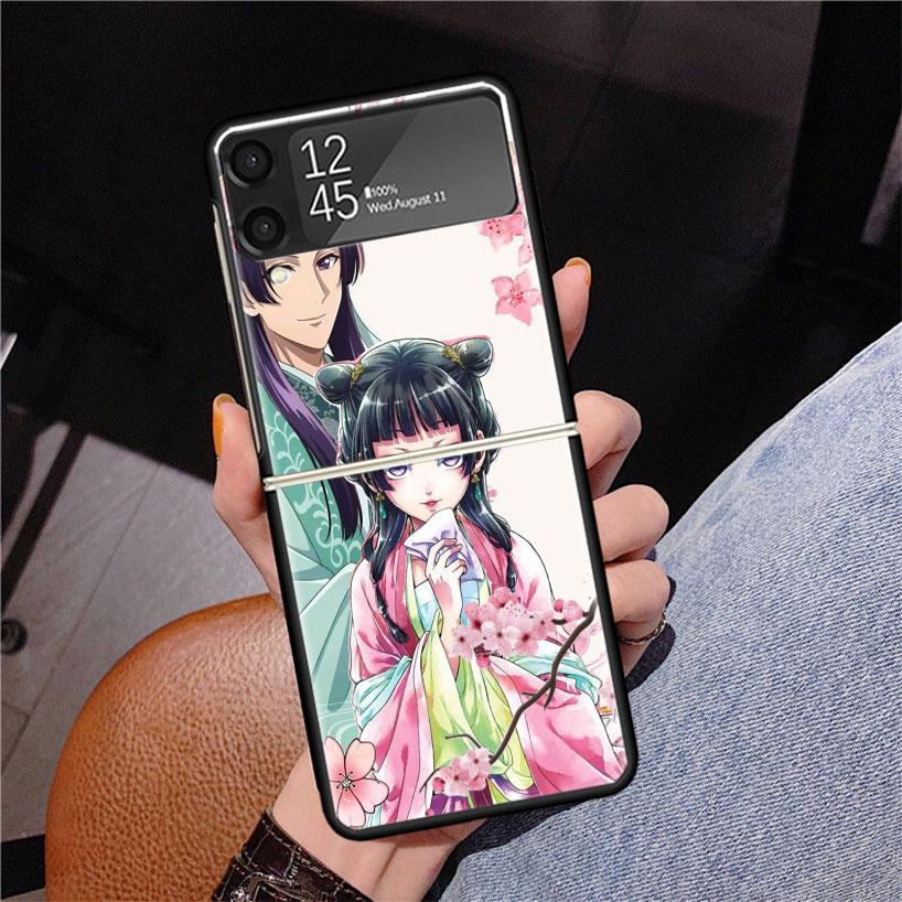 A-Apothecary D-Diaries Anime Phone Case For Samsung Z Flip 7 6 5 4 3 Galaxy ZFlip7 ZFlip6 ZFlip5 ZFlip4 ZFlip3 5G Print Cover