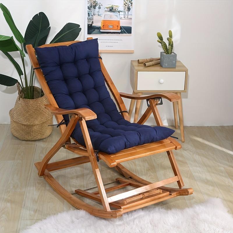 

Contemporary Thick Seat Cushion, Fade-Resistant Polyester, for Living Room, Bedroom, Office & Lounge Chairs - Chair Cushion Pad 48 120cm синий