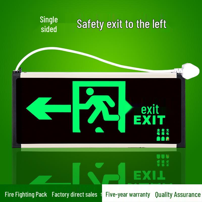 LED Emergency Exit Signs & Lights for Fire Evacuation