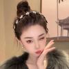 Wavy Star Headband Korean Style Butterfly Hair Band Retro Rhinestone Hair Hoop  Jewelry