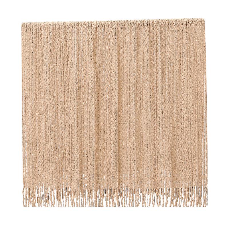 OEING Knitted Tassel Sofa Throw Blanket 130x180cm