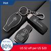 IPZ1 Hot 2025 TPU Car Smart Remote Key Case Cover Shell For Mercedes Benz A B C E R Class GLS GLA GLK GLC CLS CLA AMG W204 W205 W212