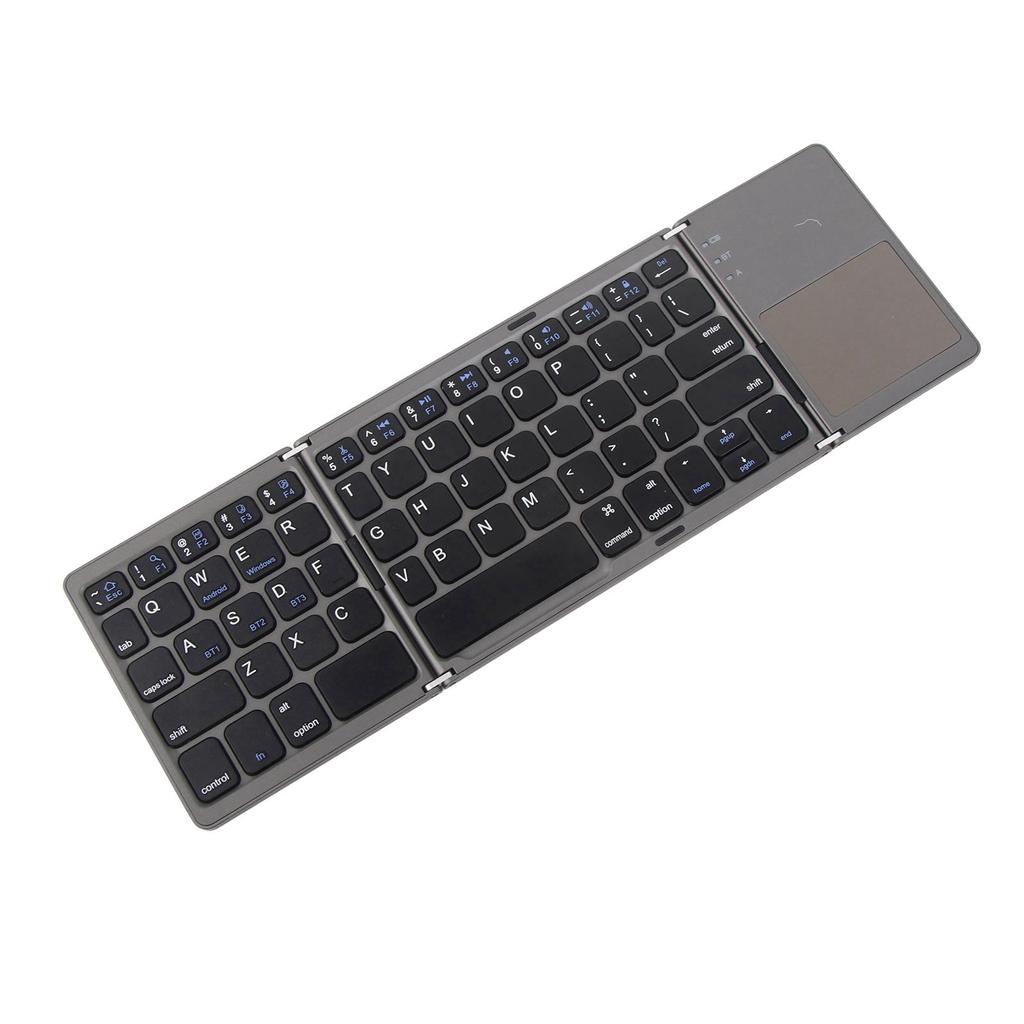 Bluetooth Keyboard Portable Folding DualMode Bluetooth 3.0 Rechargeable Fingerboard with TouchPad