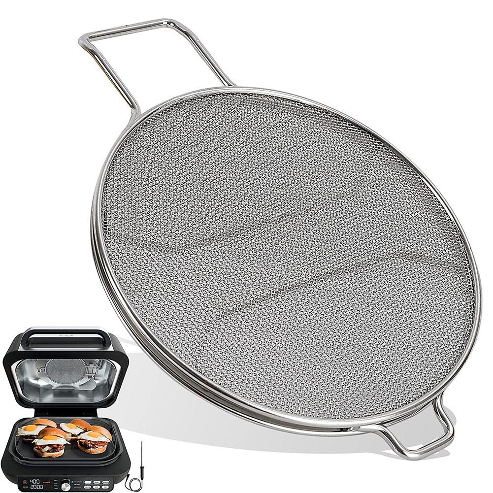 Sustainable Stainless Steel Splatter Guard for Air Fryer Models For IG600 IG601 IG651 Eco Friendly Kitchen Tool