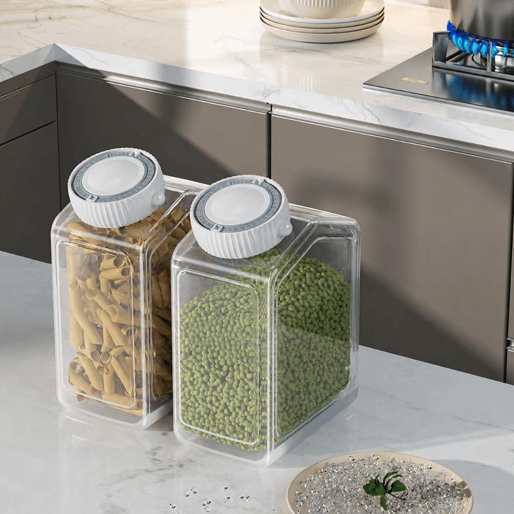 kitchen accessories Thickened Sealed Jars Leak-Proof Bug Proof Storage Box Moisture Proof Lidded Grain Storage Container Travel